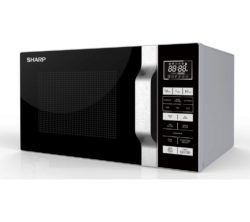 SHARP R860SLM Combination Microwave - Silver & Black